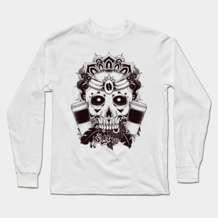 Death Before Decaf Long Sleeve T-Shirt